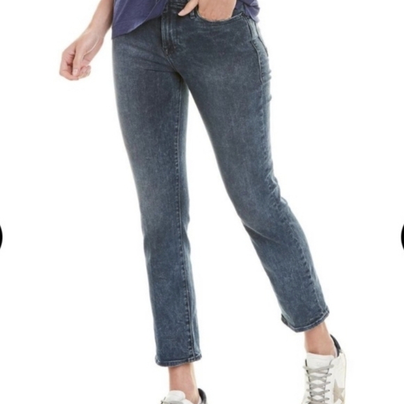 FRAME Le High Straight Leg Jeans - Size 32 / 12 - Picture 14 of 14